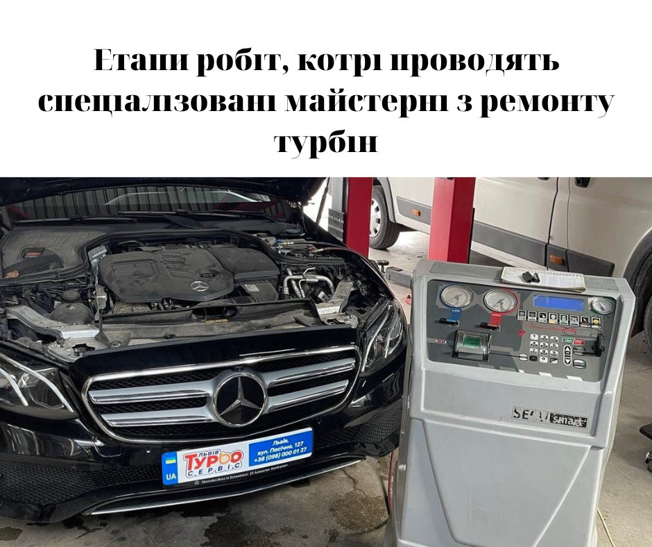 послідовність ремонту турбін у спеціалізованій майстерні