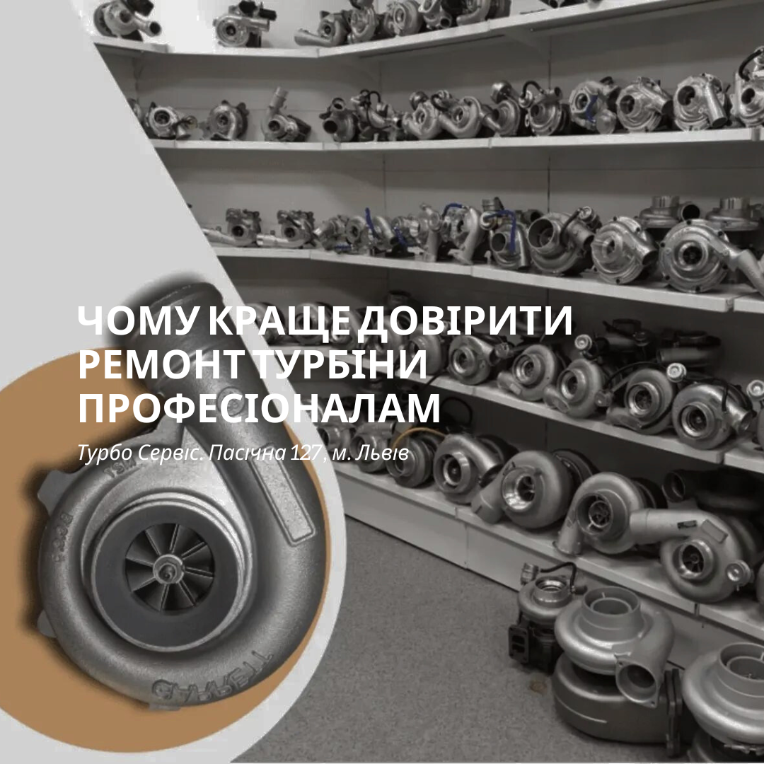Чому краще довірити ремонт турбіни професіоналам